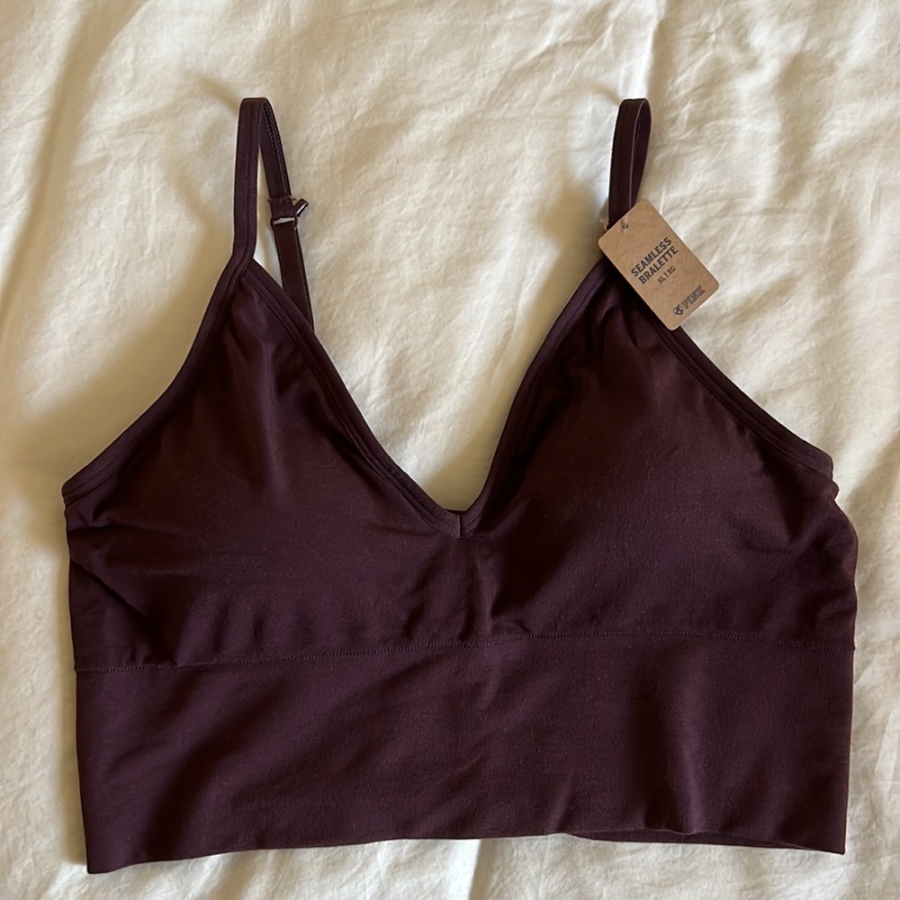 Seamless Bralette - Deep Plum